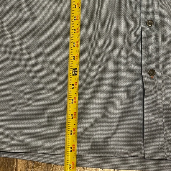 Orvis Blue Checkered Shirt- large - Picture 4 of 8